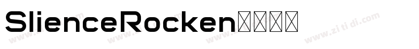 SlienceRocken字体转换