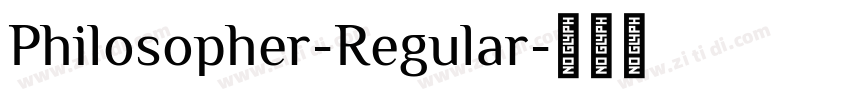Philosopher-Regular字体转换