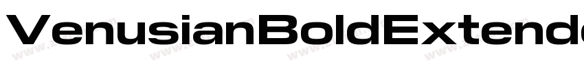 VenusianBoldExtended字体转换