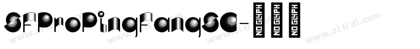 SFProPingFangSC字体转换