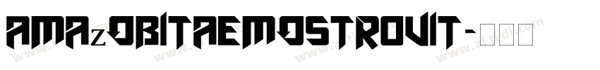 AmazObitaemOstrovIt字体转换
