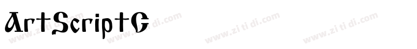 ArtScriptC字体转换