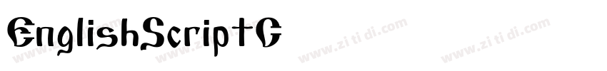 EnglishScriptC字体转换
