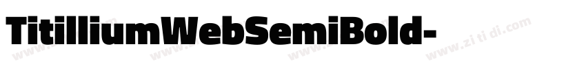 TitilliumWebSemiBold字体转换 TitilliumWebSemiBold字体转换