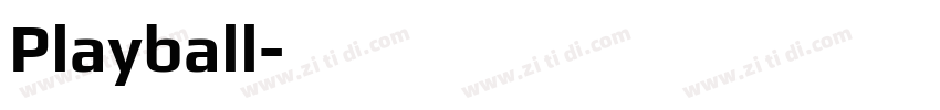 Playball字体转换