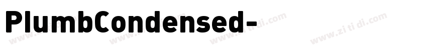 PlumbCondensed字体转换
