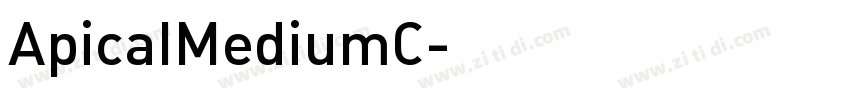 ApicalMediumC字体转换