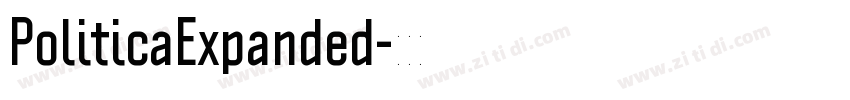 PoliticaExpanded字体转换