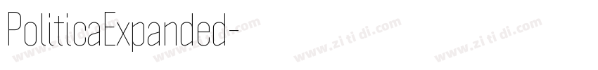 PoliticaExpanded字体转换