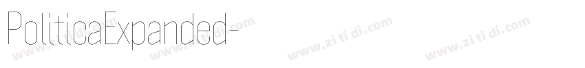 PoliticaExpanded字体转换