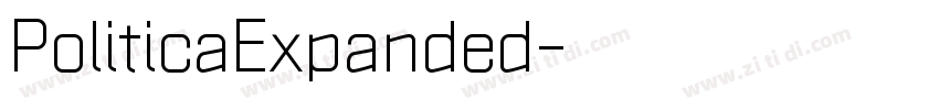 PoliticaExpanded字体转换