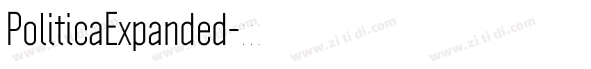 PoliticaExpanded字体转换