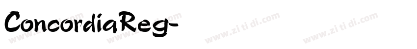 ConcordiaReg字体转换