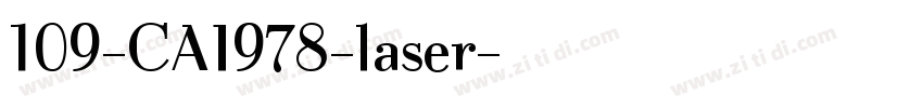 109-CAI978-laser字体转换