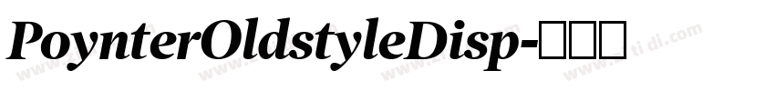 PoynterOldstyleDisp字体转换