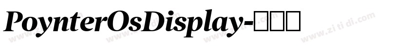 PoynterOsDisplay字体转换