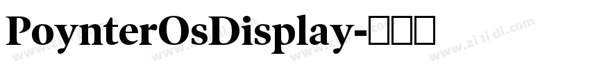 PoynterOsDisplay字体转换