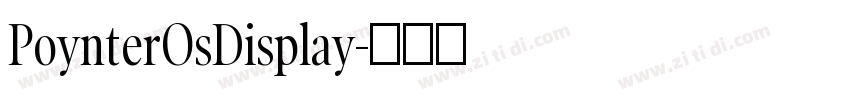 PoynterOsDisplay字体转换