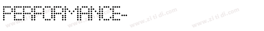 PERFORMANCE字体转换