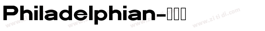 Philadelphian字体转换