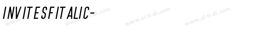 InviteSFItalic字体转换 InviteSFItalic字体转换