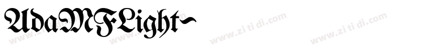 AdaMFLight字体转换 AdaMFLight字体转换