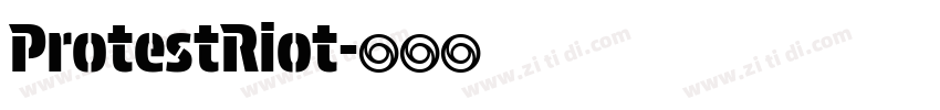 ProtestRiot字体转换