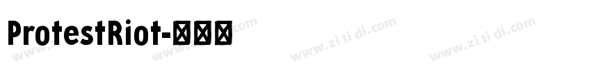 ProtestRiot字体转换