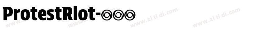 ProtestRiot字体转换