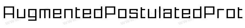 AugmentedPostulatedProto字体转换