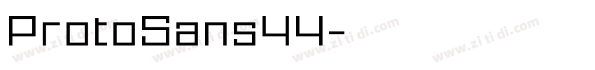 ProtoSans44字体转换