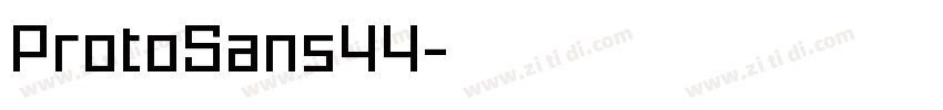 ProtoSans44字体转换