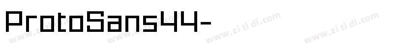 ProtoSans44字体转换