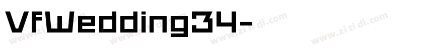 VfWedding34字体转换