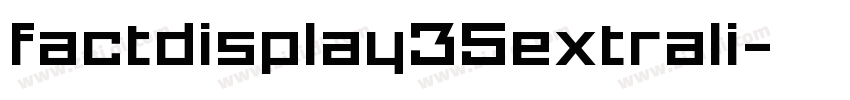 factdisplay35extrali字体转换
