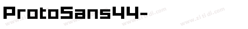 ProtoSans44字体转换