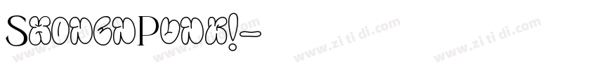 ShonenPunk!字体转换