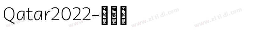 Qatar2022字体转换