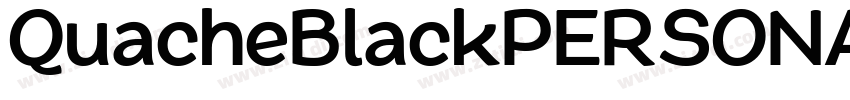 QuacheBlackPERSONAL字体转换