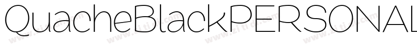 QuacheBlackPERSONAL字体转换