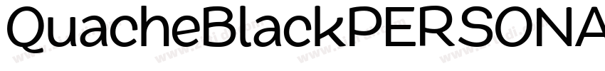 QuacheBlackPERSONAL字体转换