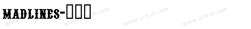madlines字体转换