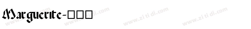 Marguerite字体转换