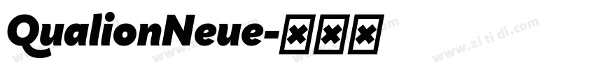 QualionNeue字体转换