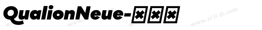 QualionNeue字体转换