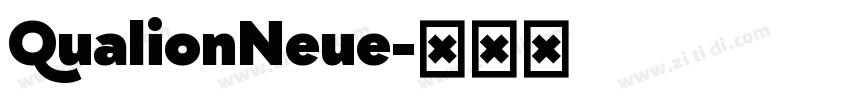 QualionNeue字体转换