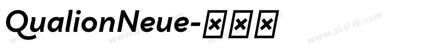 QualionNeue字体转换