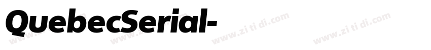 QuebecSerial字体转换