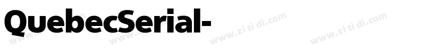 QuebecSerial字体转换