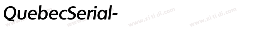 QuebecSerial字体转换